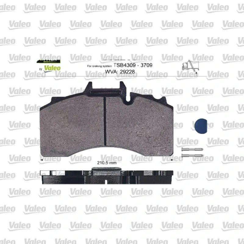 Mitsubishi Lancer 2.0 Ön Fren Balatası – VALEO 882253