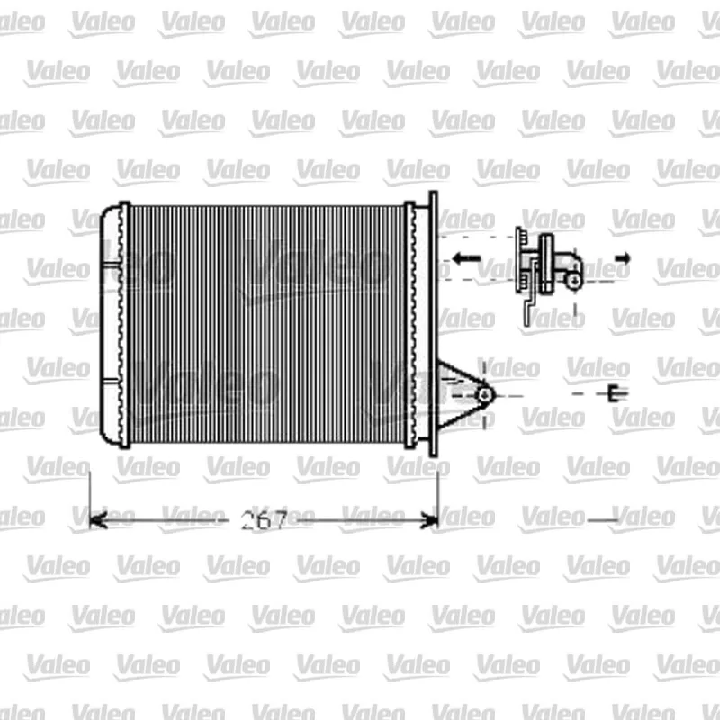 Kalorifer Radyatörü VALEO 812283 – Fiat Palio