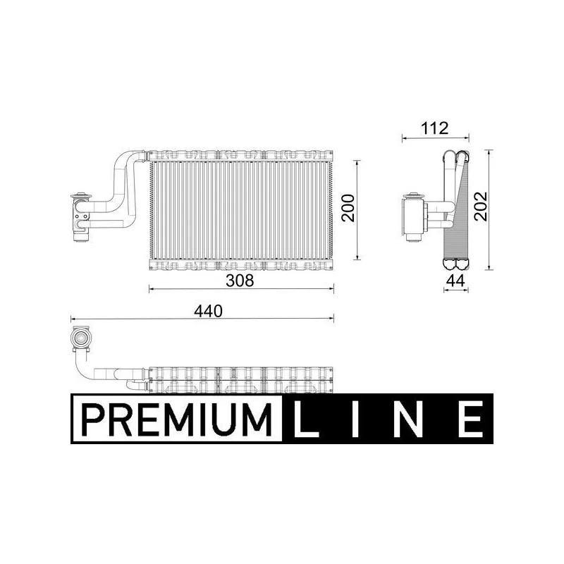Klima Evaporatörü MAHLE AE 191 000P – MAN TGX