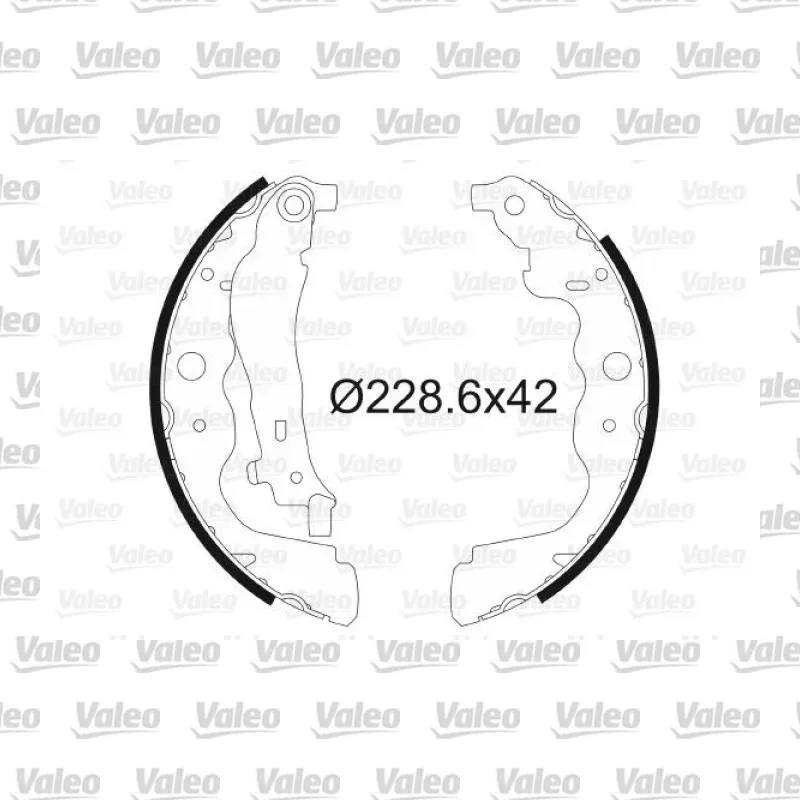 Fren Pabuçlu Balata Arka VALEO 564104