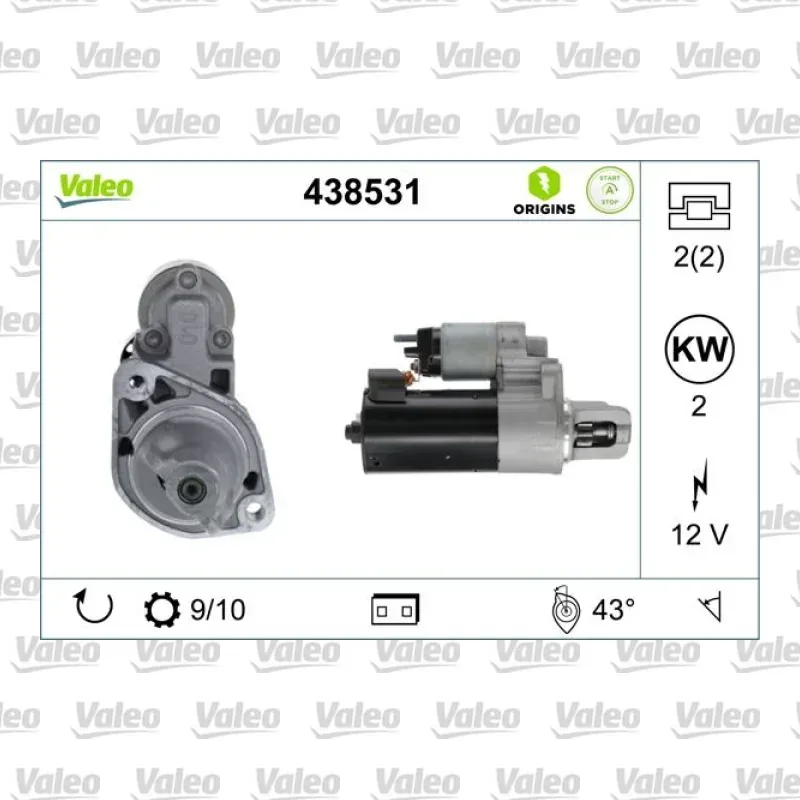 Marş Dinamosu VALEO 438531 – Mercedes-Benz S 500 / G 63