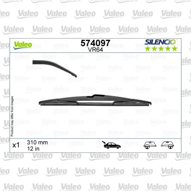 Silecek Süpürgesi Arka VALEO 574097 – Hyundai / Kia