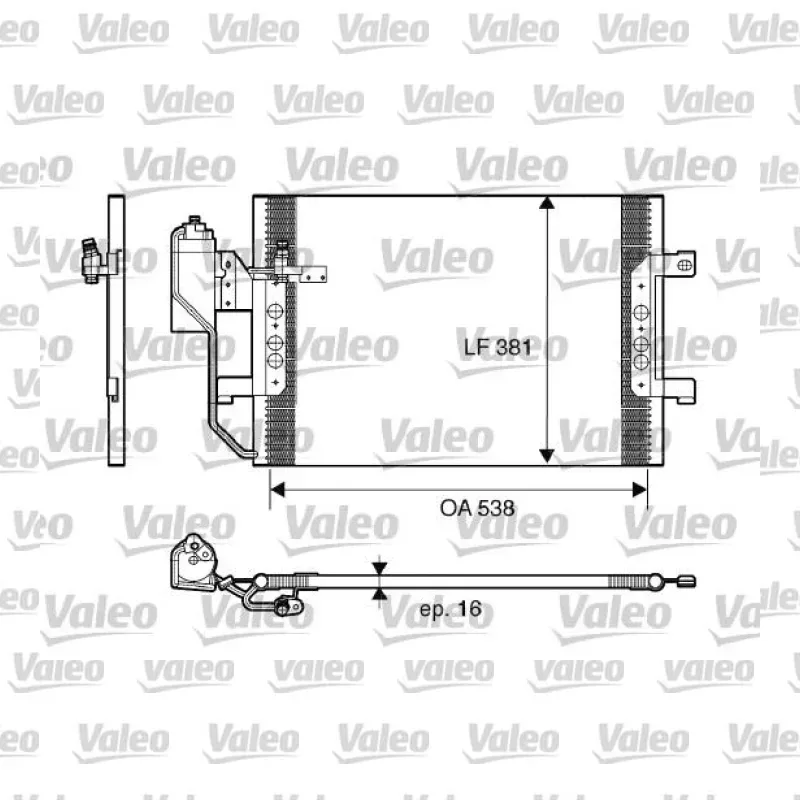 Klima Radyatörü VALEO 817659 – Mercedes-Benz Vaneo