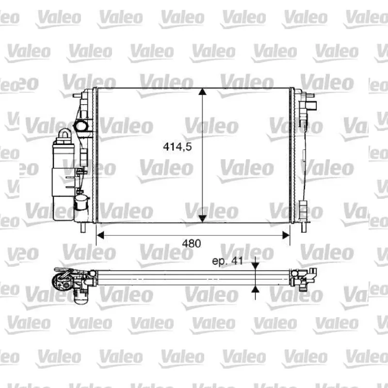 Su Radyatörü VALEO 733075 – Renault Clio / Thalia