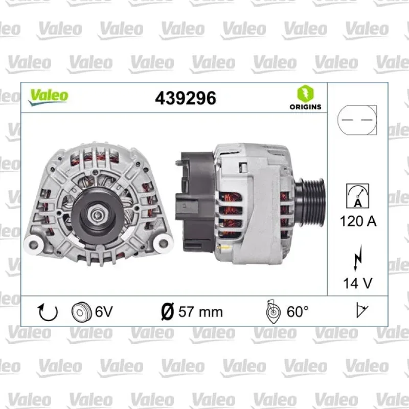 Mercedes-Benz C 200 2.0 Kompresör Alternatör – VALEO 439296