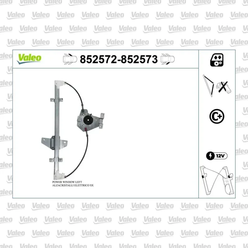Cam Krikosu Ön Sol VALEO 852572 – Nissan Note