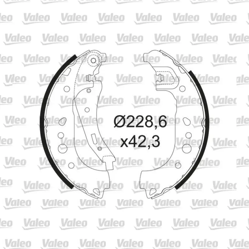 Fren Pabuçlu Balata Arka VALEO 564208 – Renault Twingo