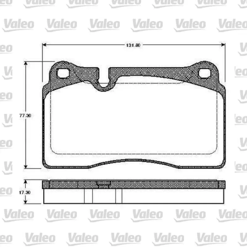 Fren Disk Balata Ön VALEO 670562 – Land Rover Range Rover / Range Rover Sport
