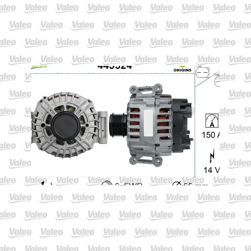 Alternatör VALEO 443524 – Audi A4 / A5