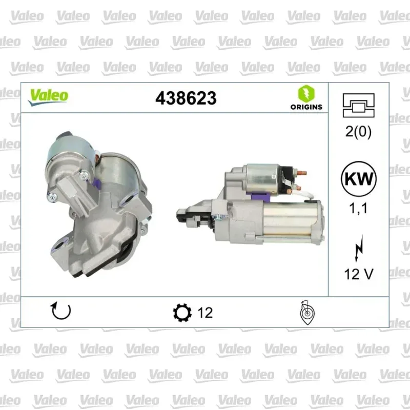 Marş Dinamosu VALEO 438623 – Ford Transit Connect / Tourneo Connect