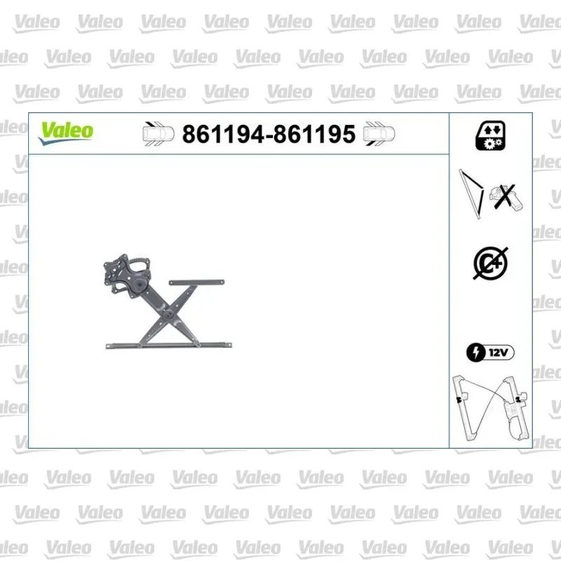 Cam Krikosu Arka Sağ VALEO 861195 – Mitsubishi Colt