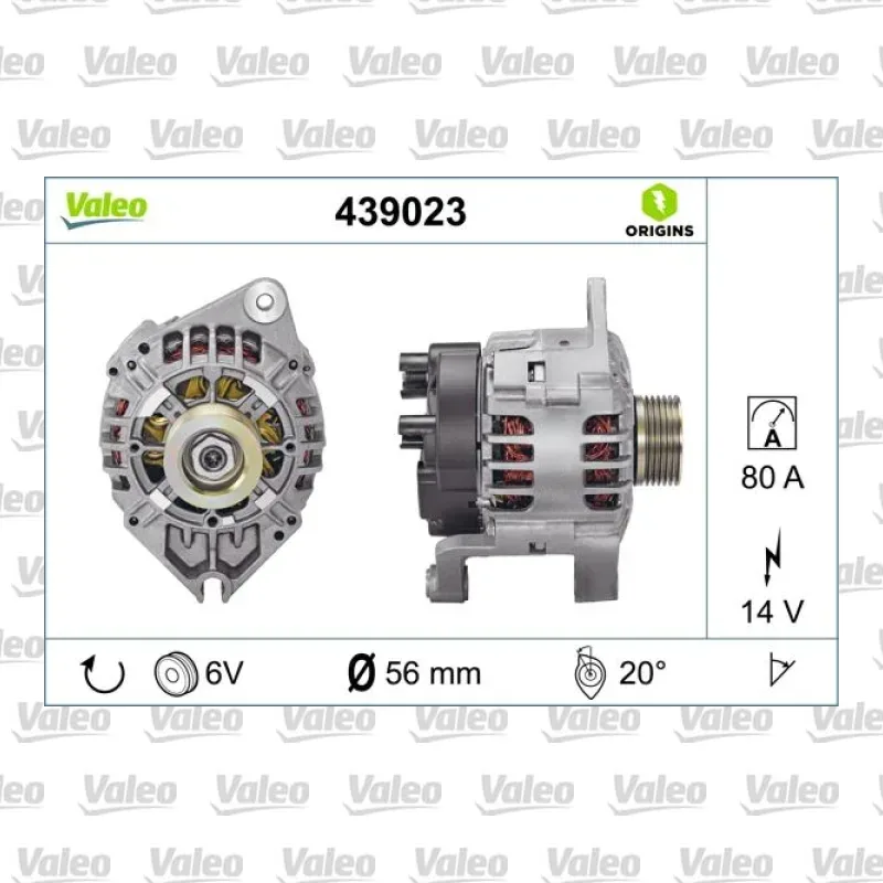 Alternatör VALEO 439023