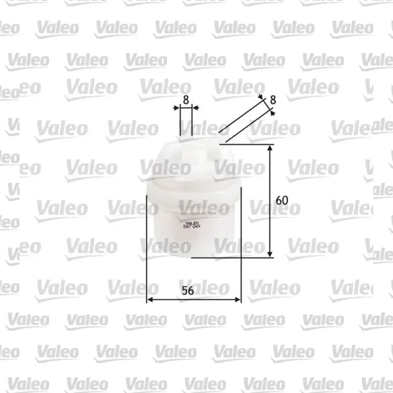 Yakıt Filtresi VALEO 587049 – Mazda 323