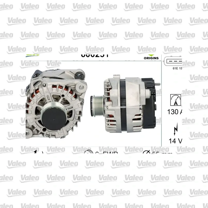 Alternatör VALEO 600231 – Hyundai / Kia