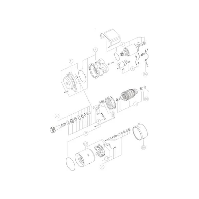 Marş Motoru MAHLE MS 426 – Mercedes-Benz ACTROS / AROCS / AXOR