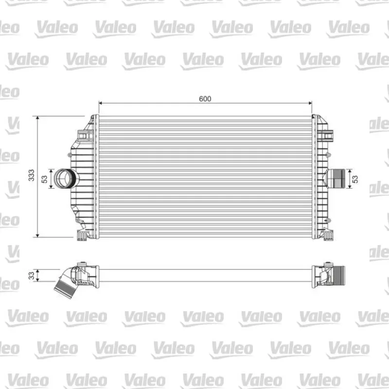 Turbo Radyatörü VALEO 817924 – Renault Laguna