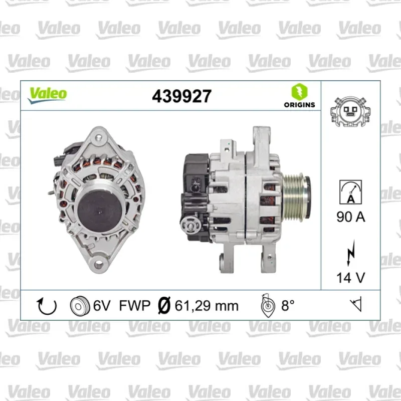 Toyota Yaris 1.0 Alternatör – VALEO 439927