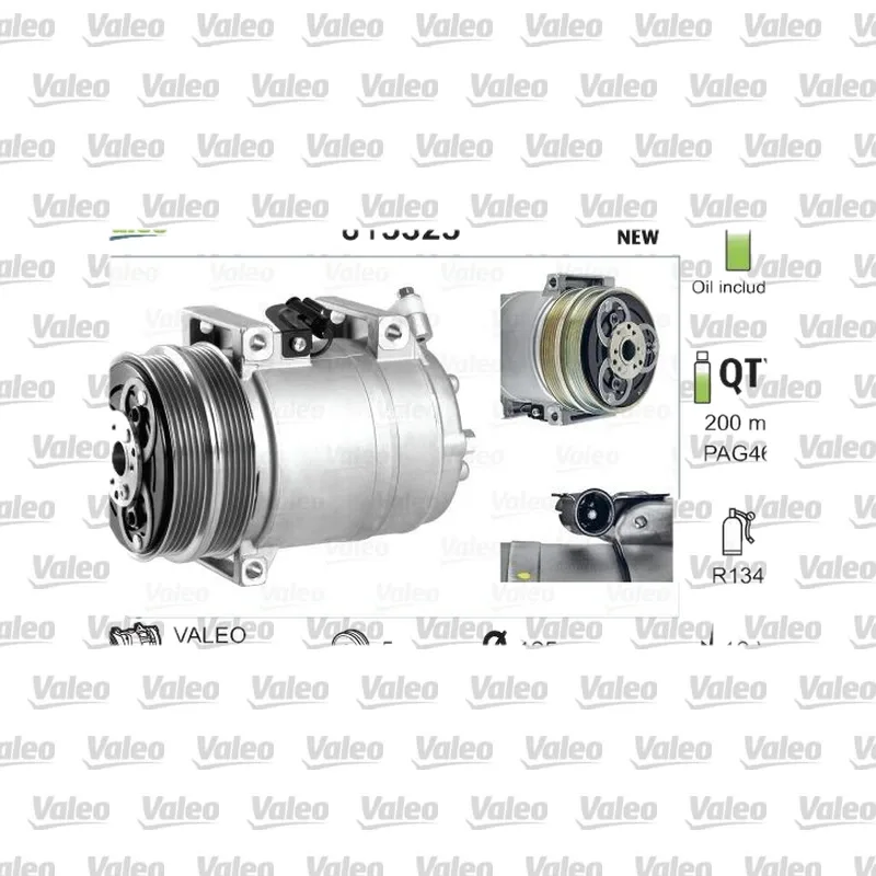 Klima Kompresörü VALEO 813323 – Ford / Volvo