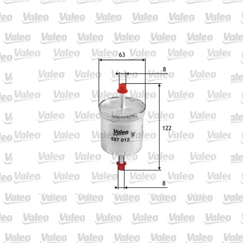 Yakıt Filtresi VALEO 587012 – Nissan Micra