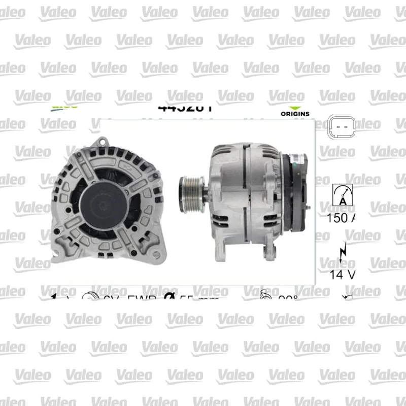 Alternatör VALEO 443281