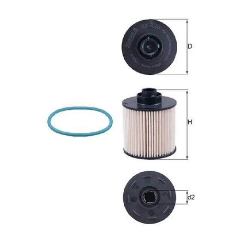 Yakıt Filtresi MAHLE KX 420D – DS / FORD / OPEL