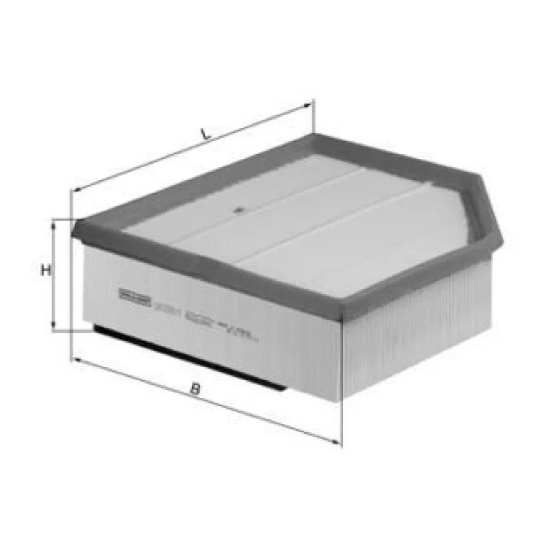 Hava Filtresi MAHLE LX 1289/1 – VOLVO S60 / V70 / XC90