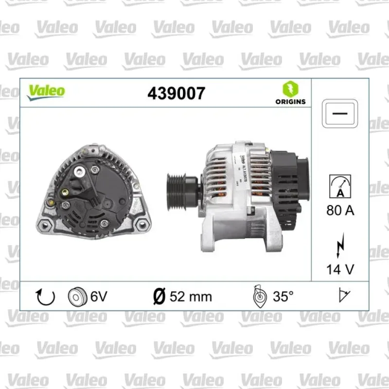 Alternatör VALEO 439007 – BMW 318i