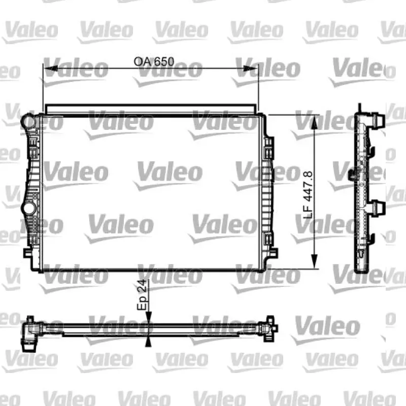 Su Radyatörü VALEO 735559