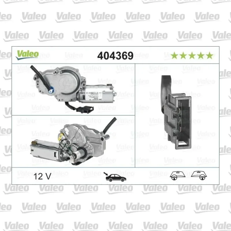 Silecek Mekanizma Motoru Arka VALEO 404369 – Volkswagen / Seat