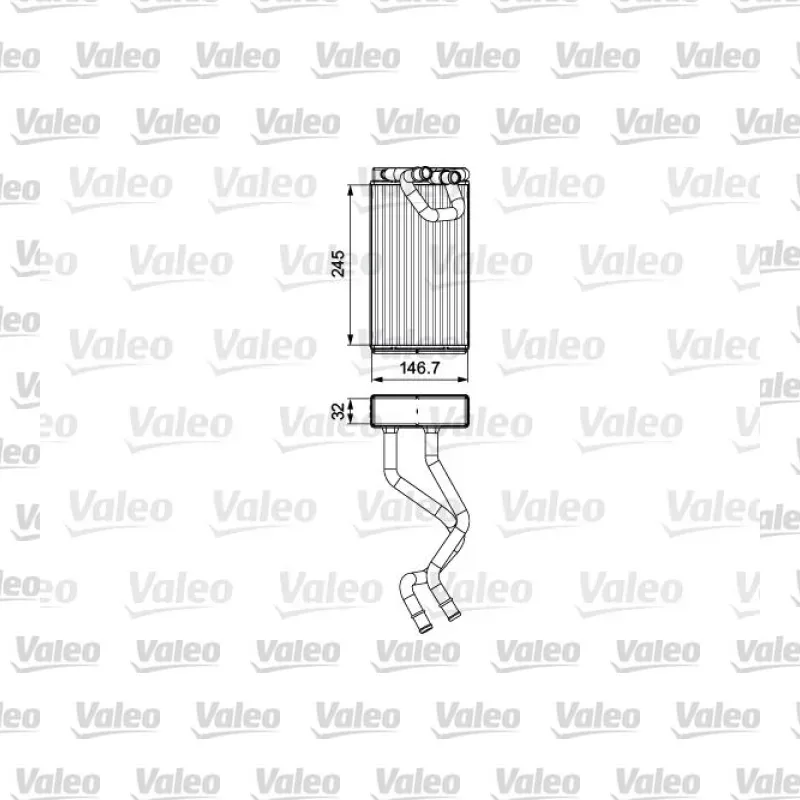Kalorifer Radyatörü VALEO 811549 – Nissan Navara 2.5 dCi / 3.0 dCi
