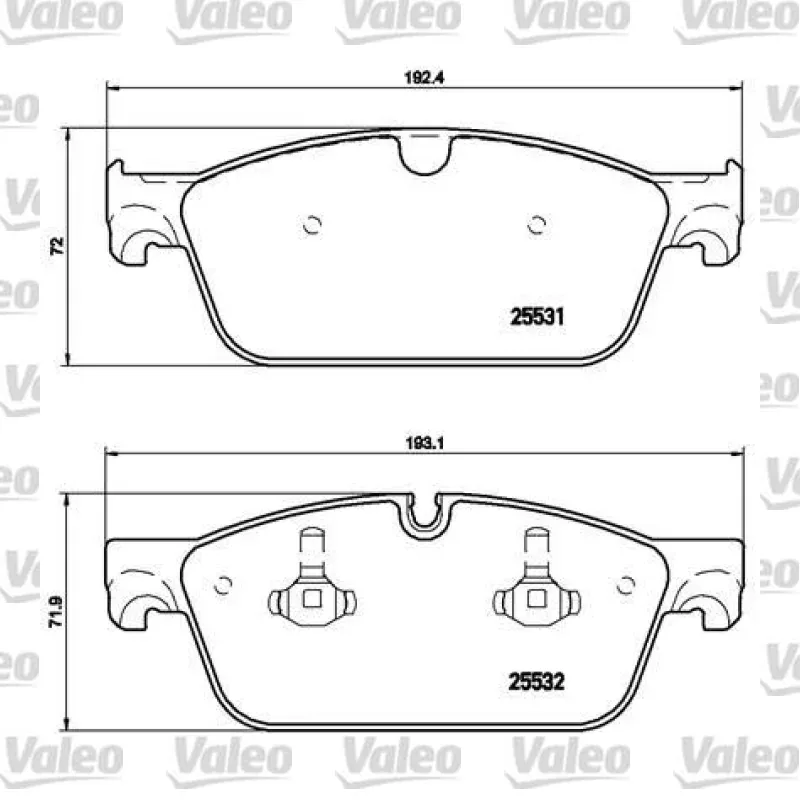 Fren Disk Balata Ön VALEO 670567 – Mercedes-Benz ML 350 / GL 350