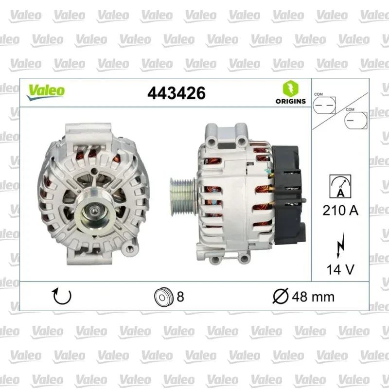 Alternatör VALEO 443426 – BMW X5