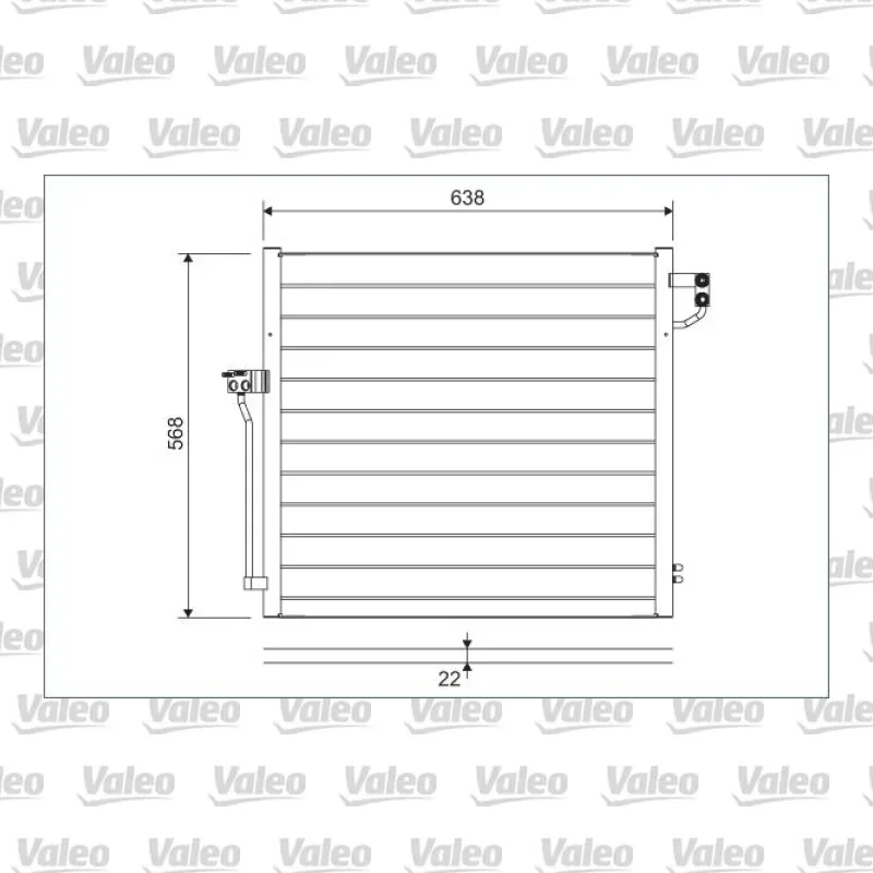 Klima Radyatörü VALEO 822623 – Mercedes-Benz ML 350 / GL 350