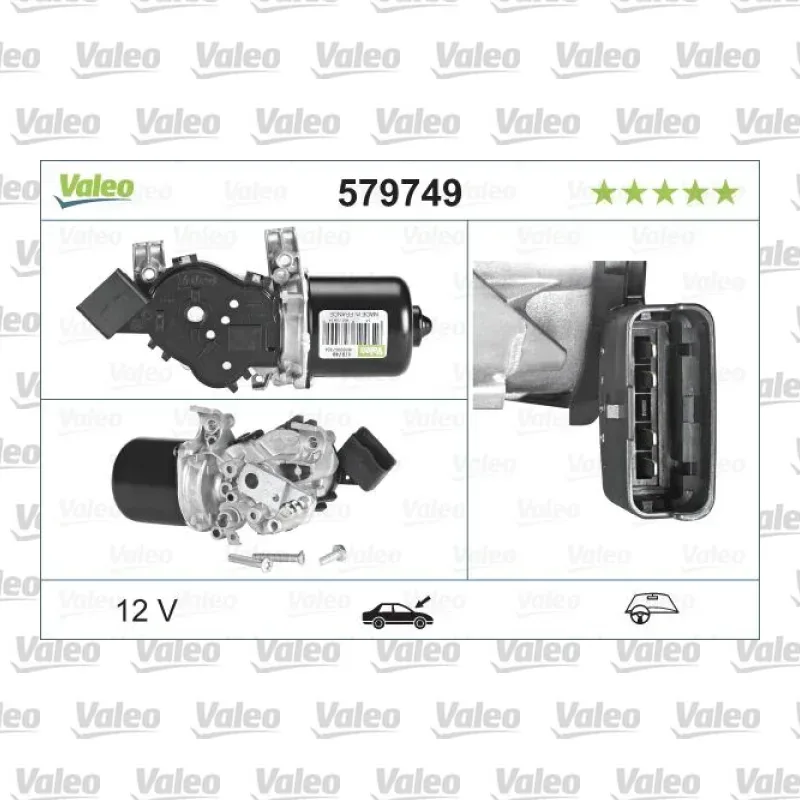 Silecek Mekanizma Motoru Arka VALEO 579749 – Citroen / DS