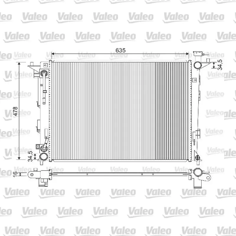 Su Radyatörü VALEO 733213 – Hyundai / Kia