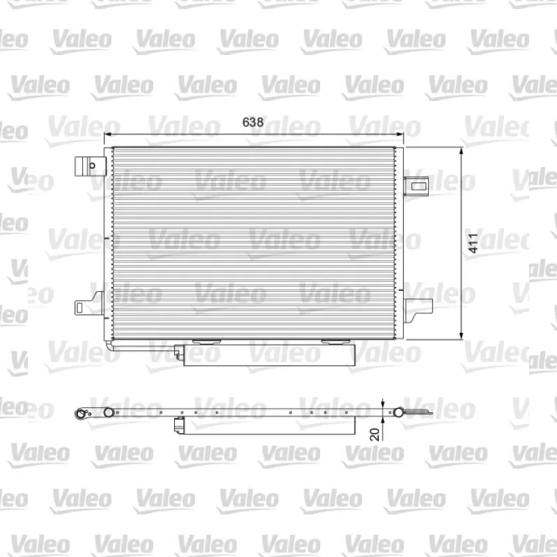 Klima Radyatörü VALEO 814249 – Mercedes-Benz A 180