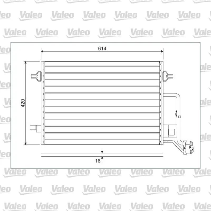 Klima Radyatörü VALEO 817679 – Volkswagen / Skoda