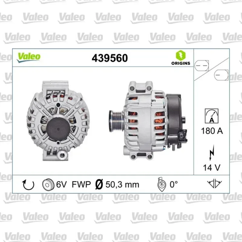 Alternatör VALEO 439560 – BMW 320d