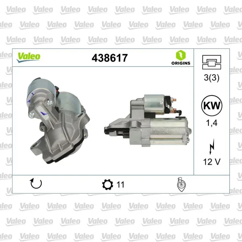 Ford Mondeo 1.8 TDCi Marş Dinamosu – VALEO 438617