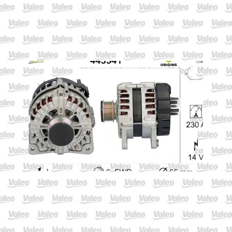Renault Kadjar 1.5 dCi Alternatör – VALEO 443541