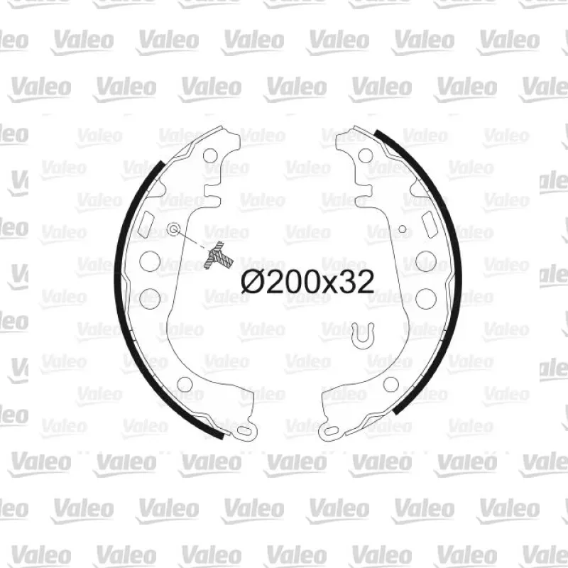 Fren Pabuçlu Balata Arka VALEO 562746 – Toyota Yaris