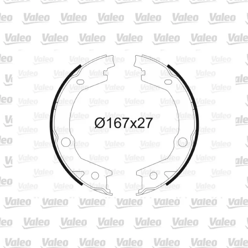 Kia Sportage 2.0 CRDi Arka Fren Pabucu – VALEO 564162