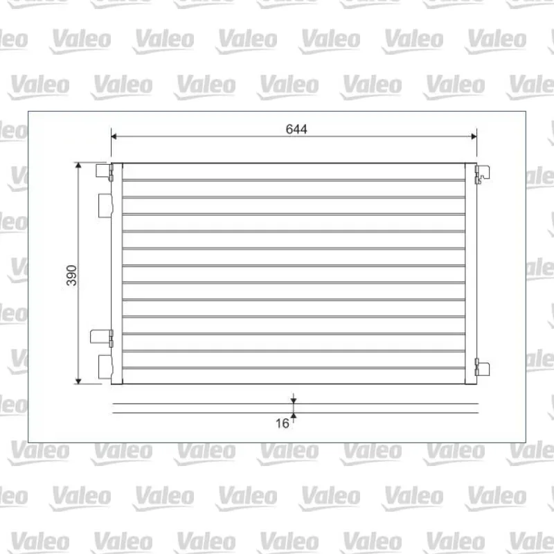 Klima Radyatörü VALEO 817608 – Renault Megane / Scenic