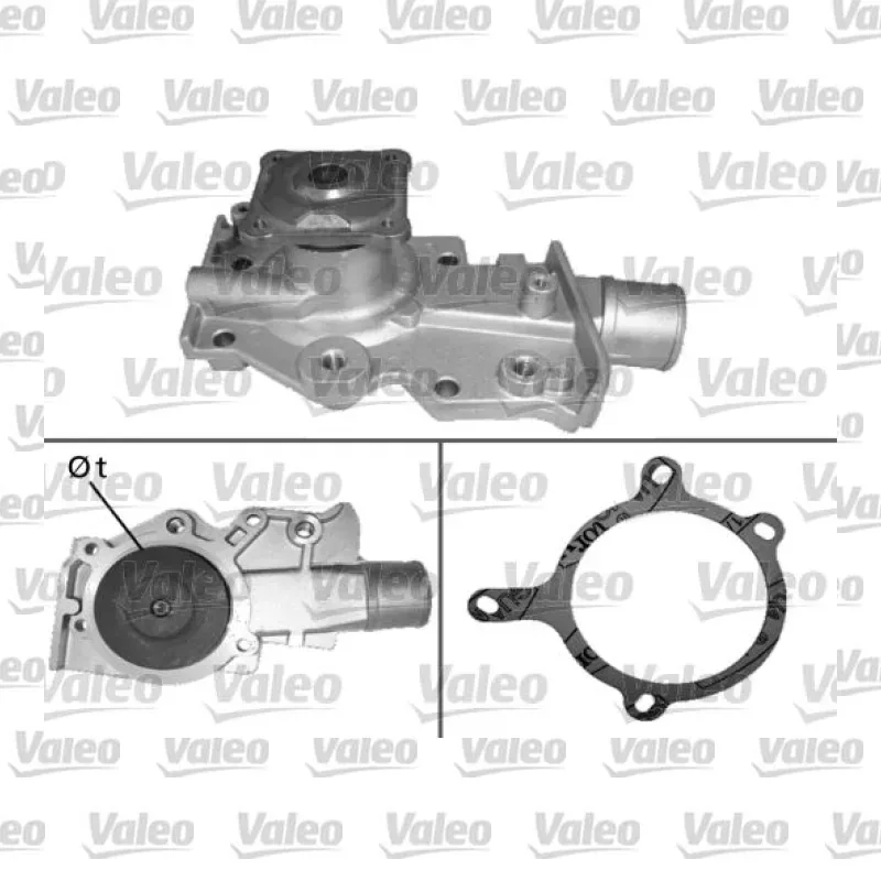 Devirdaim Su Pompası VALEO 506284 – Ford Fiesta 1.6 i 16V / 1.8 16V