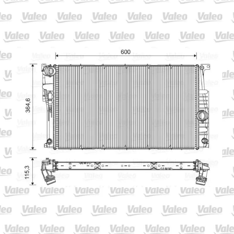 Su Radyatörü VALEO 735455 – Opel / BMW
