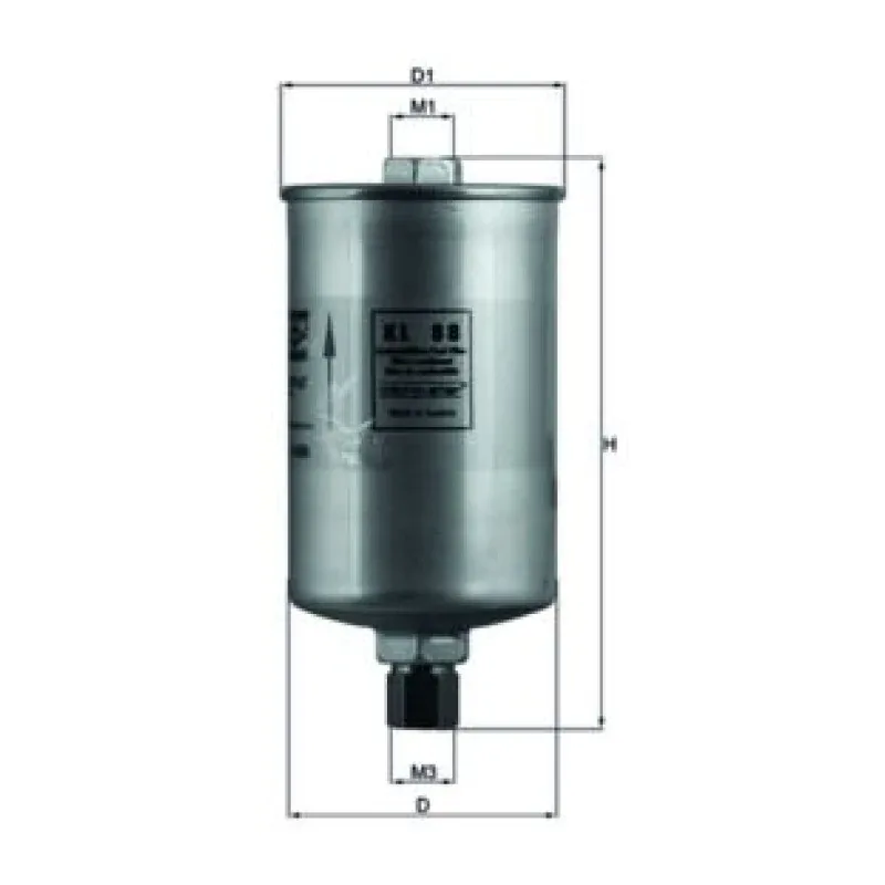 Yakıt Filtresi MAHLE KL 88 – AUDI / VW