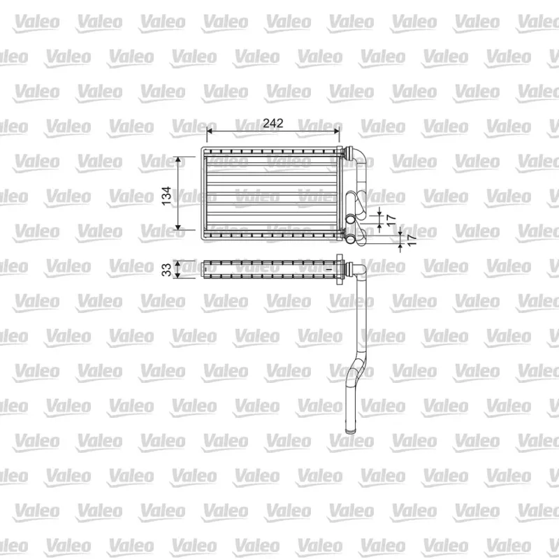 Kalorifer Radyatörü VALEO 811578 – Honda Civic / CR-V