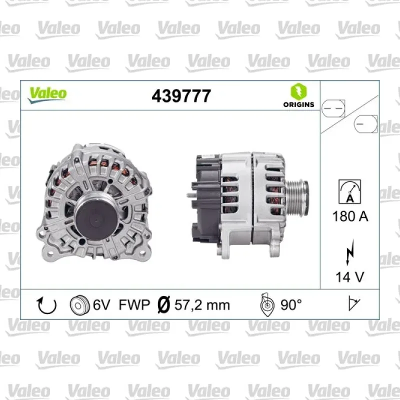 Alternatör VALEO 439777 – Audi A4