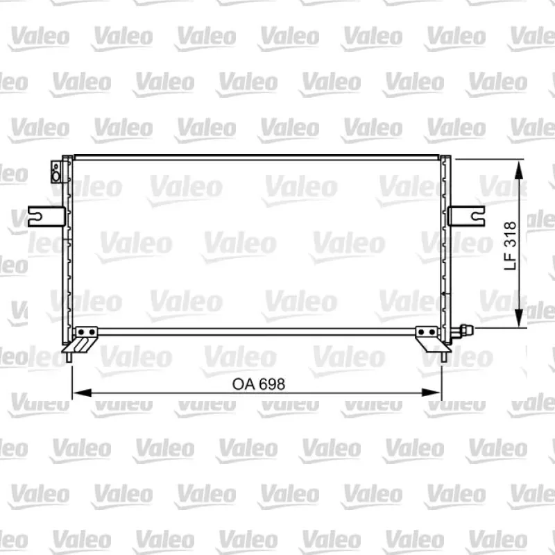 Nissan Navara 2.5 D Klima Radyatörü – VALEO 814304