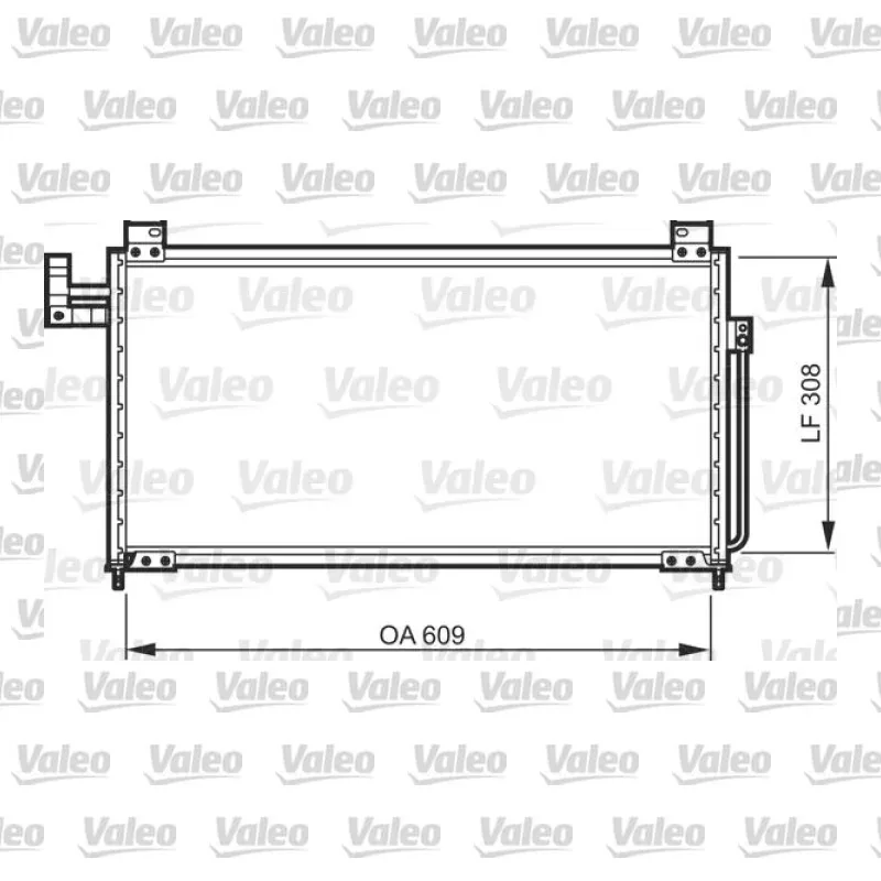 Klima Radyatörü VALEO 818087 – Mazda 323